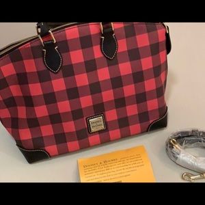 Dooney and Bourke Tucker Plaid Satchel